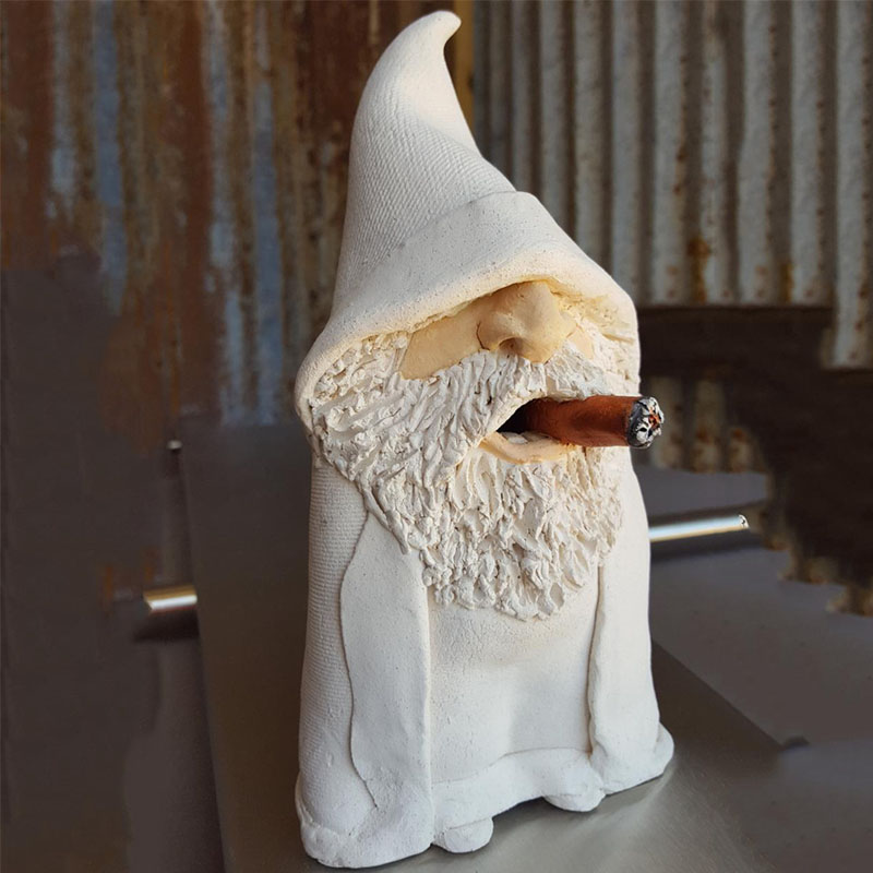 Funny Wizard Garden Statue Gnome