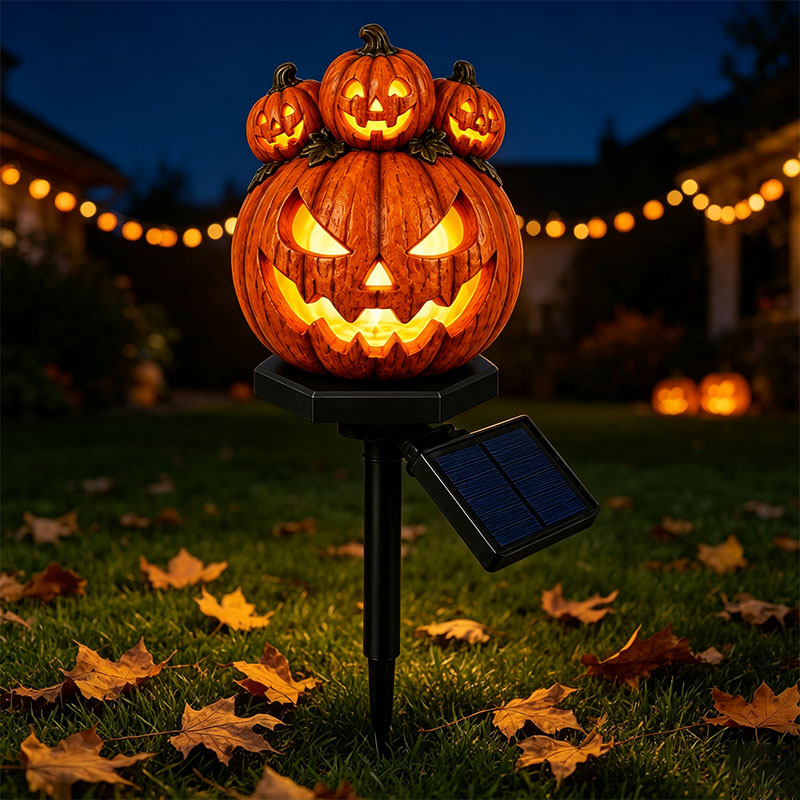 Halloween Solar Pumpkin Garden Light