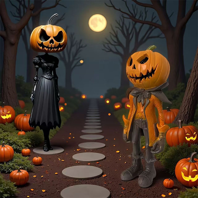 Halloween Pumpkin Figurine Decoration
