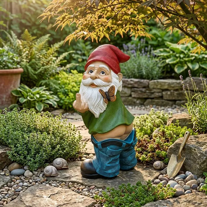 😍Funny Garden Statue Gnome Ornament