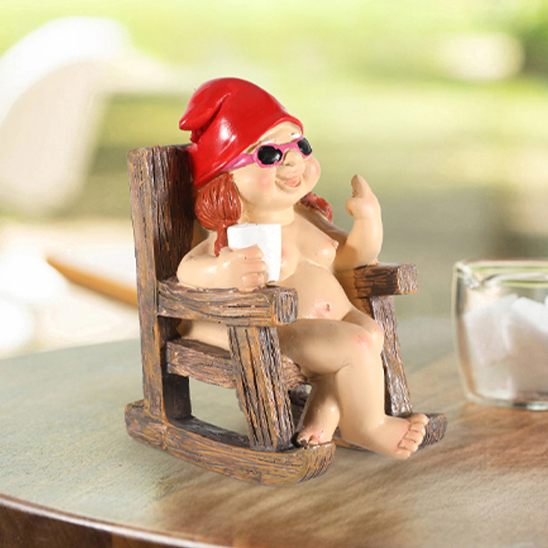 😍Funny Garden Statue Gnome Ornament