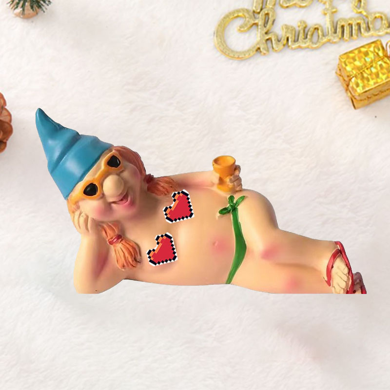 😍Funny Garden Statue Gnome Ornament