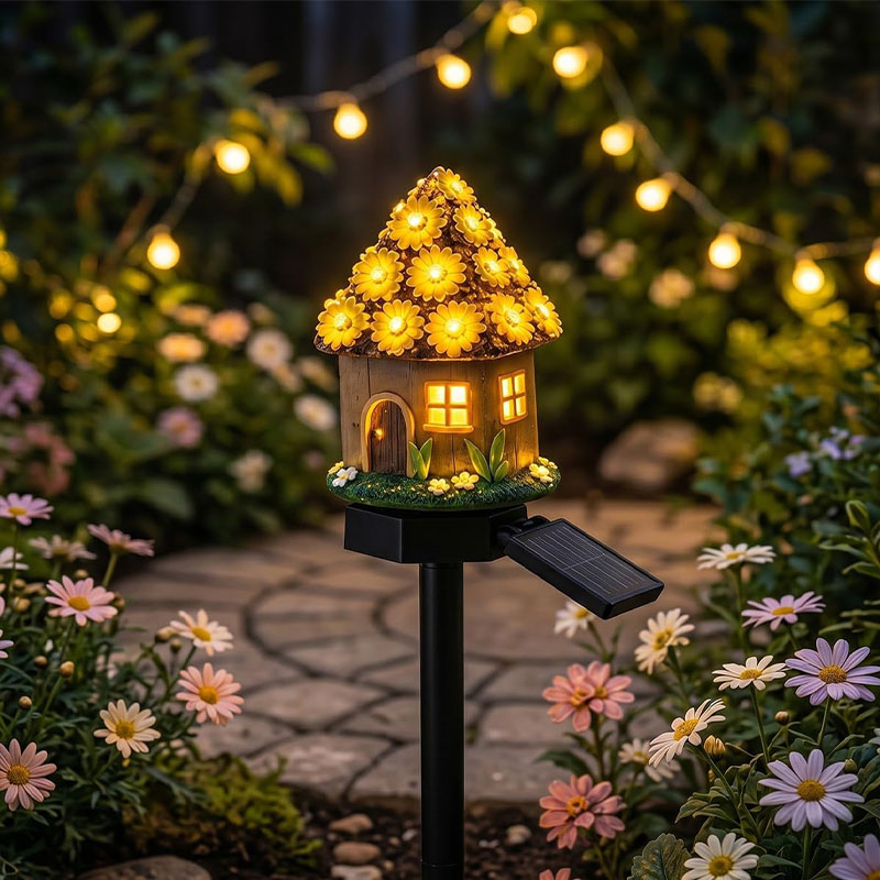🎁2026 New Arrivals 🌙🏡Solar Fairy-Tale Mushroom Cottage Garden Light