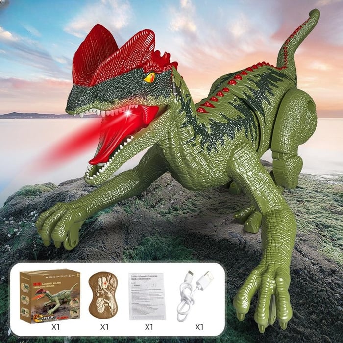 Mini 2.4G remote control dinosaur simulation electric sound light children's dinosaur toys(Buy 2 Free Shipping)