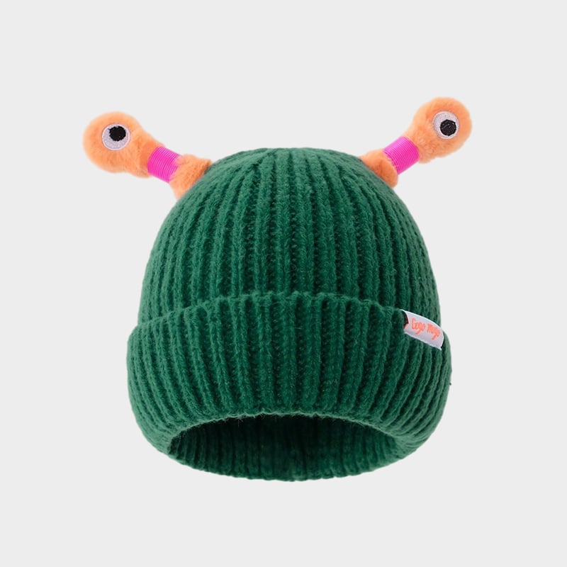 HOT SALE - 49% OFFWinter Parent-Child Cute Glowing Little Monster Knit Hat
