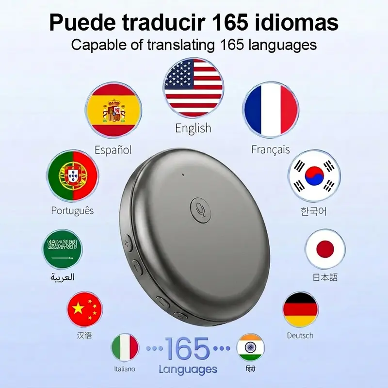 DOMIPLE | AI-powered smart translator with real-time simultaneous interpretation; supports cross-platform Bluetooth voice communication.