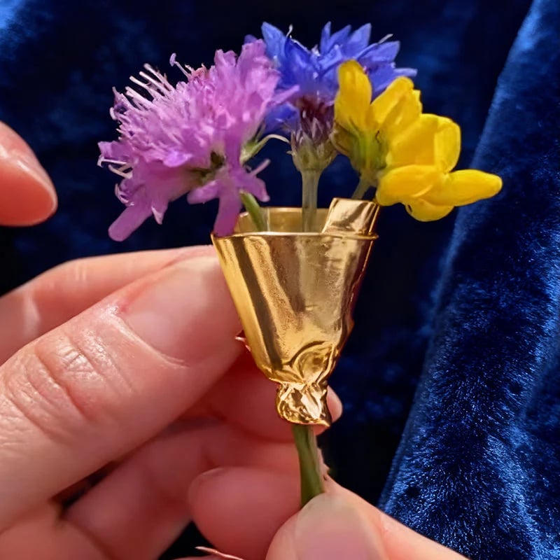 💐Wearable Flower Bouquet Clip & Necklace