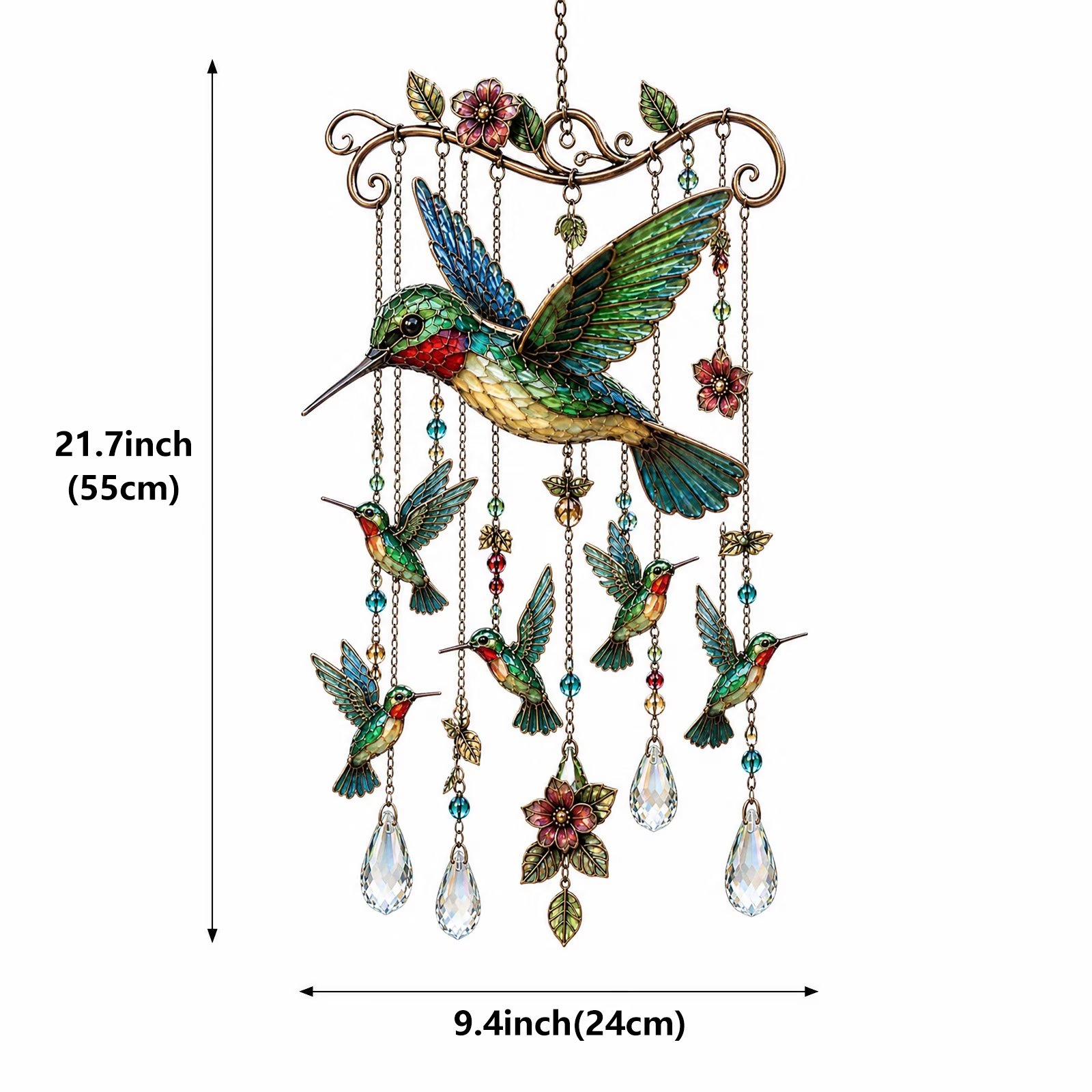 🔥Last Day 50% OFF🐦🎐Graceful Hummingbird Wind Chime
