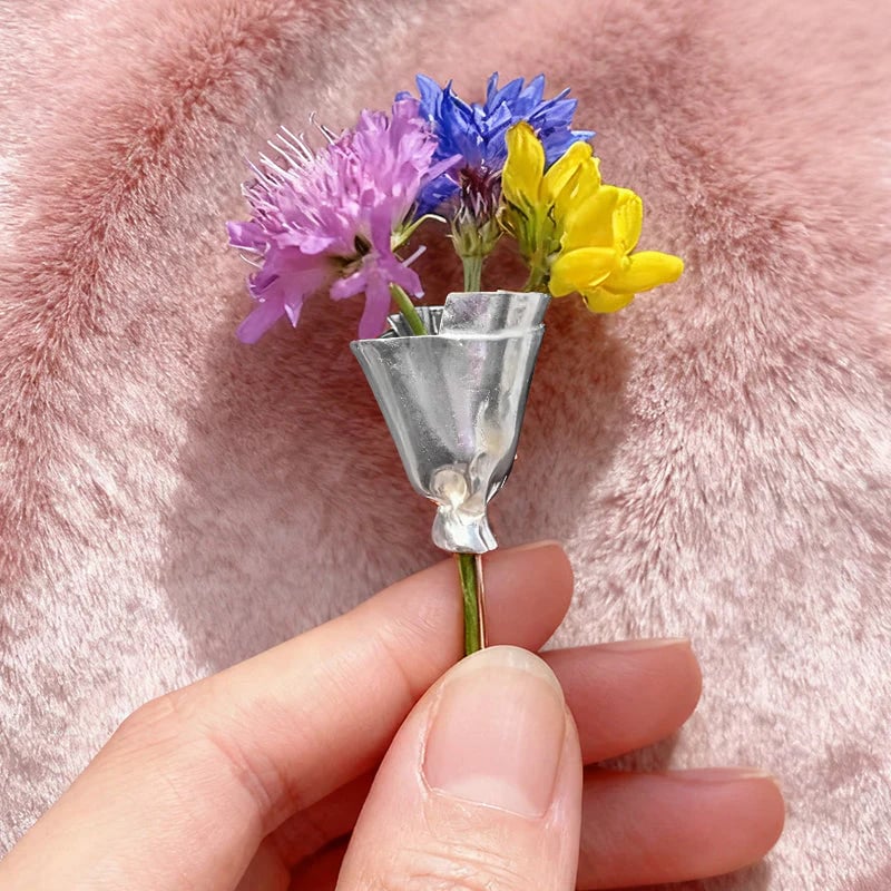 💐Wearable Flower Bouquet Clip & Necklace