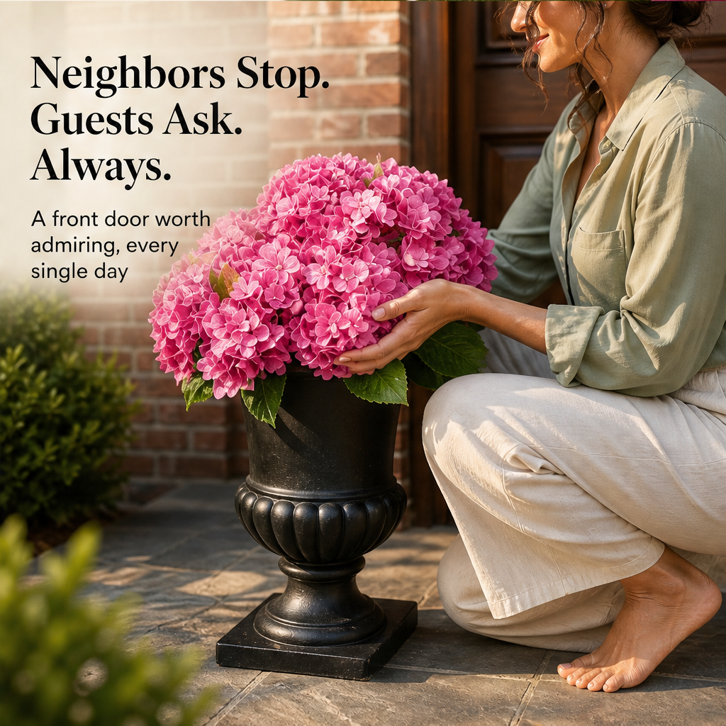 UV-Resistant Weatherproof Artificial Hydrangea