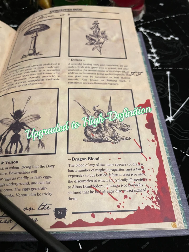 Detailed POTION MAKING Book