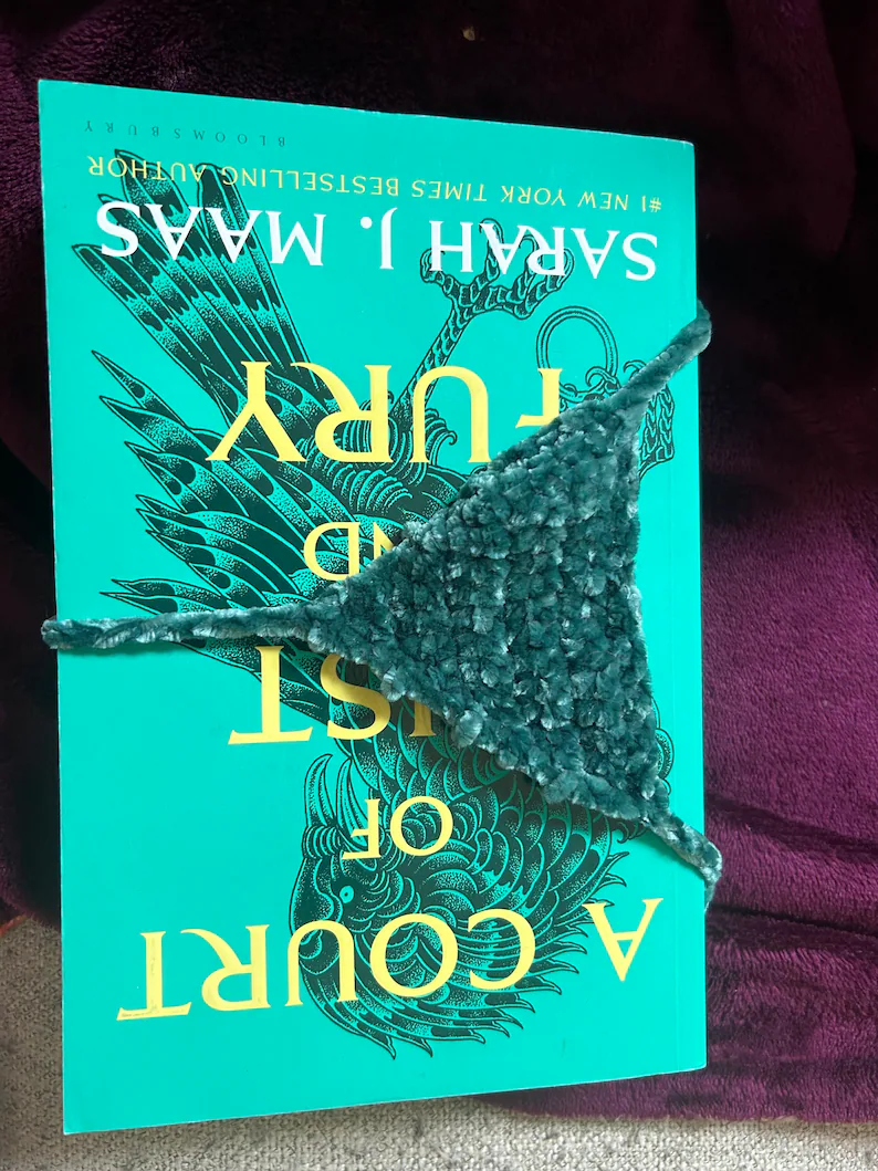 Handmade Crochet Book Clip