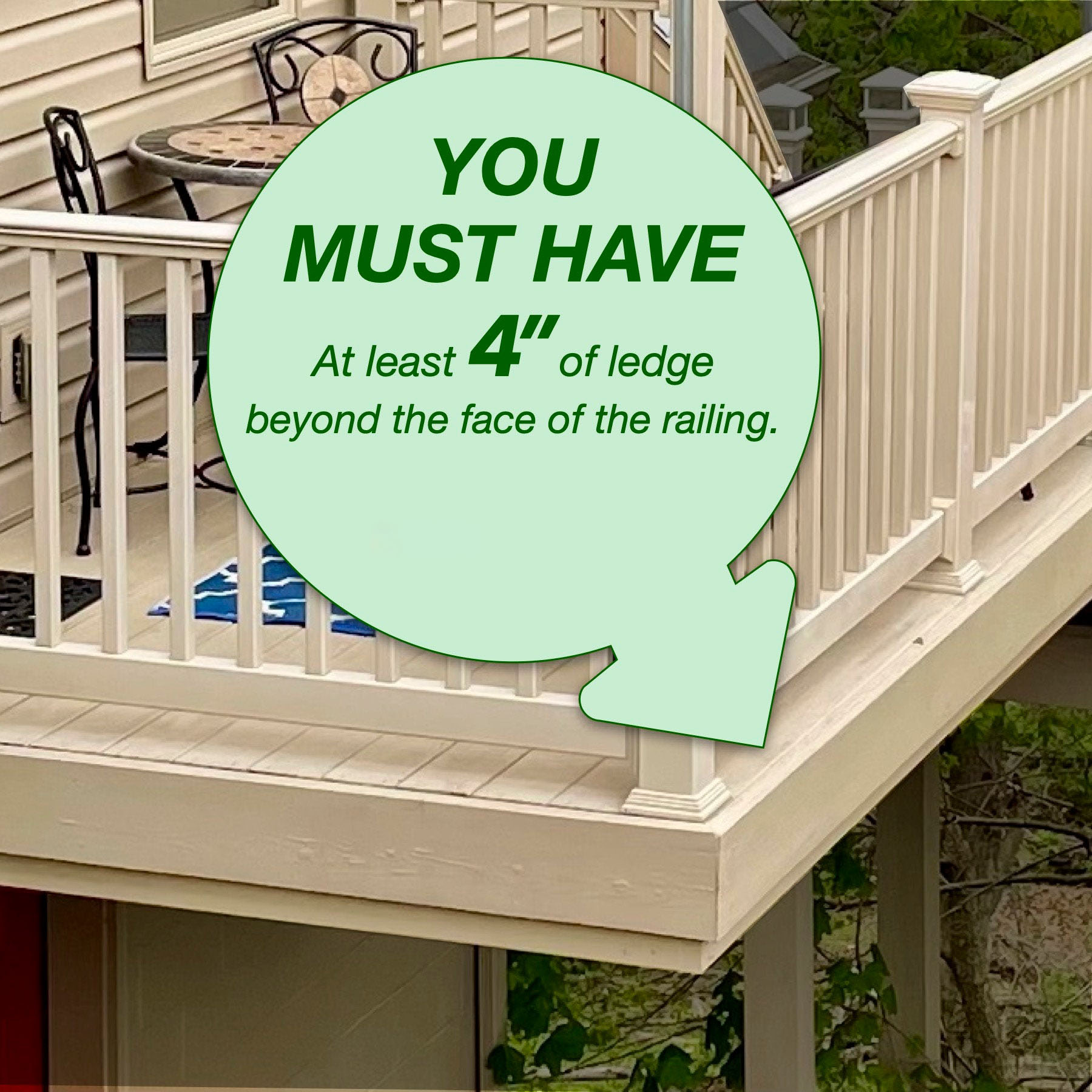 Domiple™ Ledge Extender