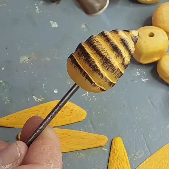 wooden honeycomb