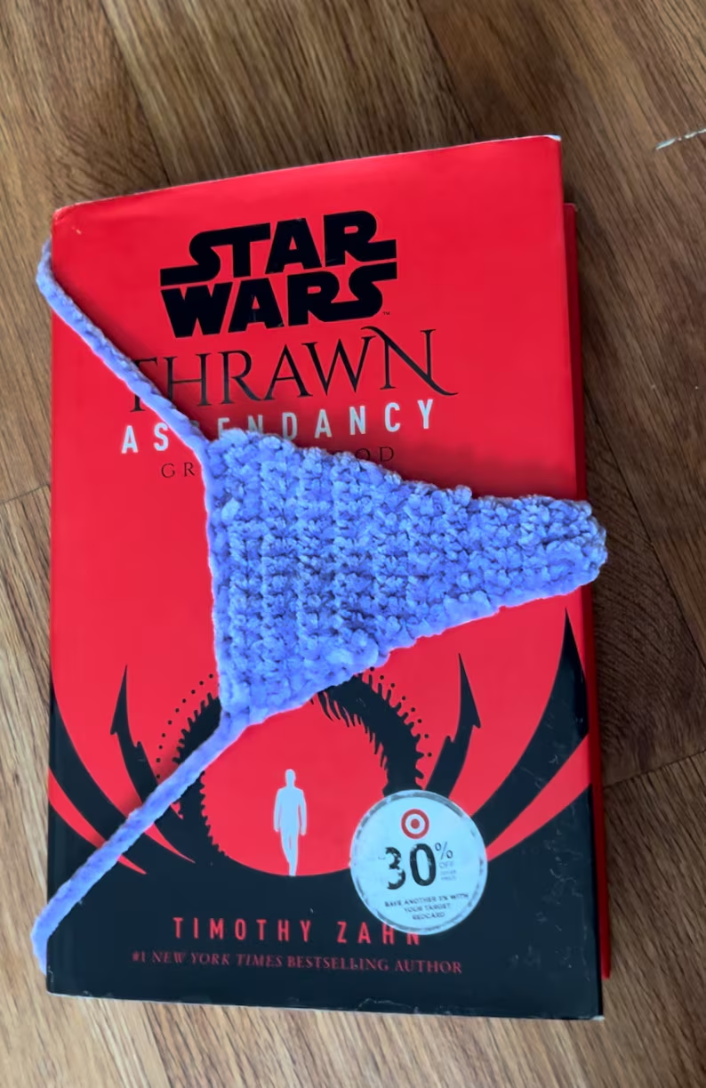 Handmade Crochet Book Clip