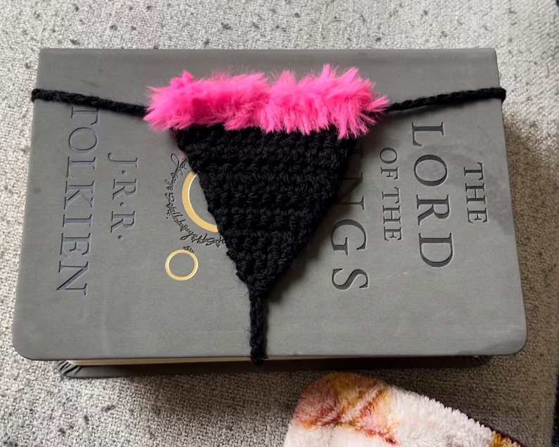 Handmade Crochet Book Clip