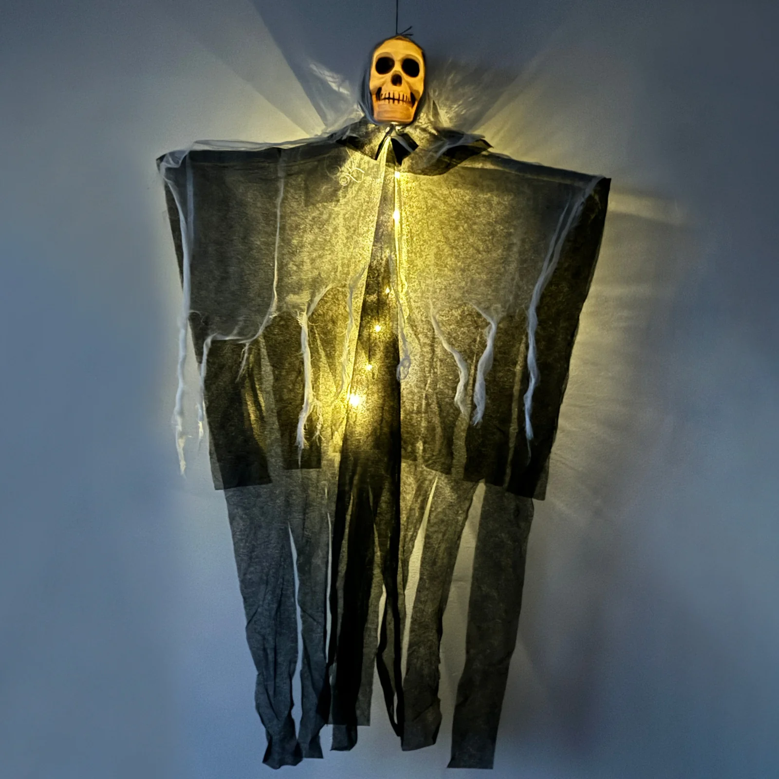 Halloween Fabric Skull Decorative Lamp 