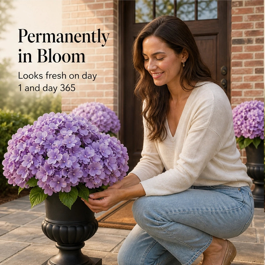 UV-Resistant Weatherproof Artificial Hydrangea