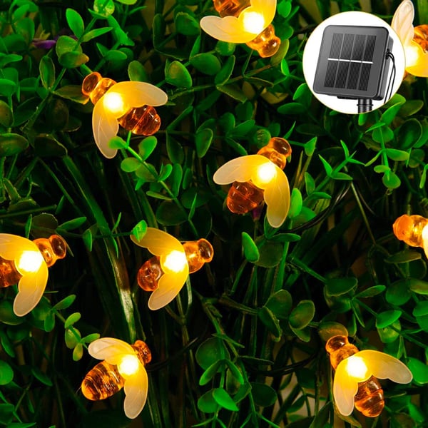 🔥Hot Sales 50% OFF🎉Solar LED Bee String Lights🐝