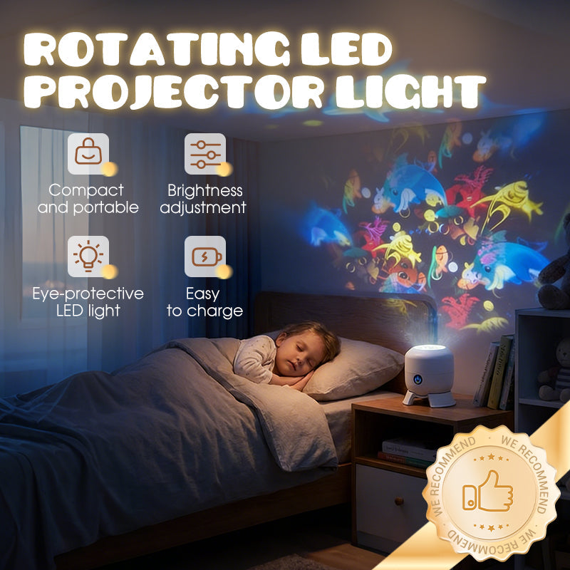 🔥LAST DAY 50% OFF🔥Dynamic Rotating LED Projector Light