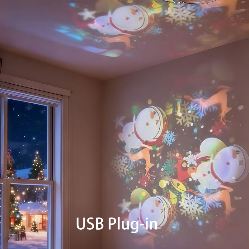 🔥LAST DAY 50% OFF🔥Dynamic Rotating LED Projector Light