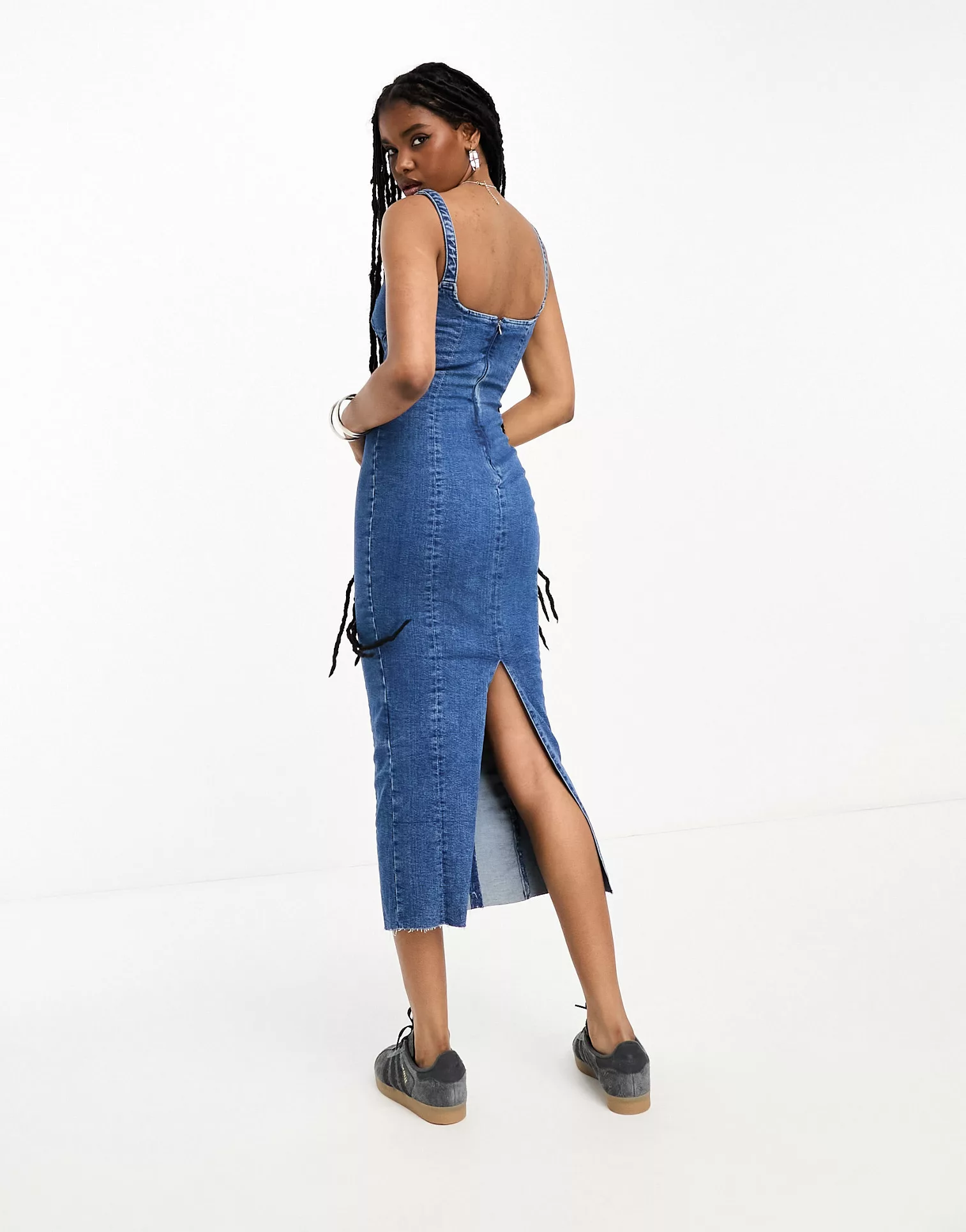 Denim Dress (Buy 2 Free Shipping)
