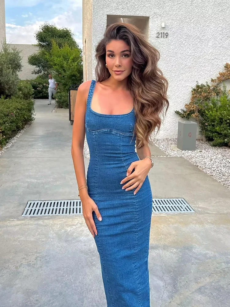 Denim Dress (Buy 2 Free Shipping)