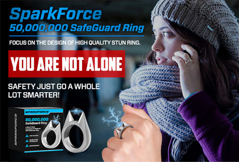 Acctndok SparkForce Twinkle 50,000,000 Safeguard Ring (Black)