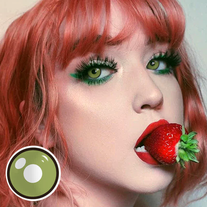 MYEYEBB Kanroji Mitsuri Prescription Cosplay Colored Contact Lenses  - image 2