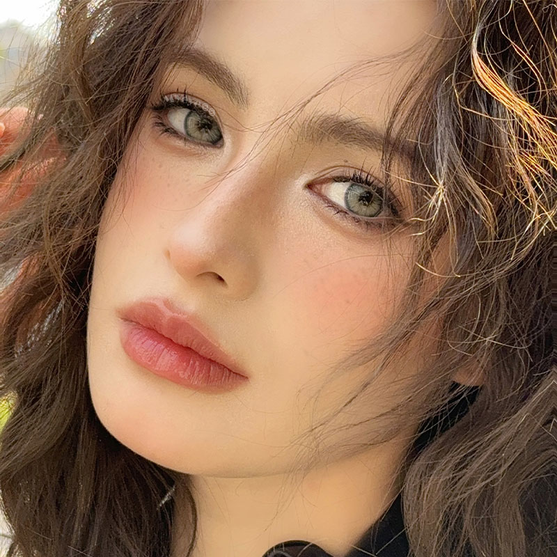 MYEYEBB Iced American Blue Grey Prescription Colored Contact Lenses - image 5