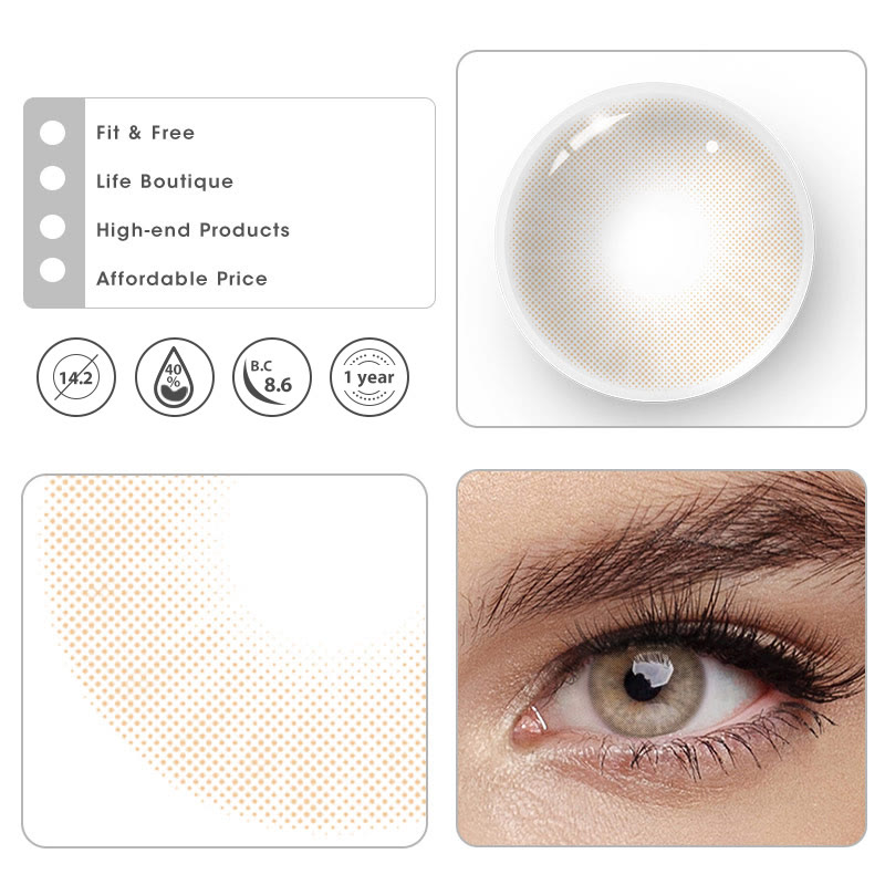 MYEYEBB Hid II Ocre Prescription Colored Contact Lenses - image 14