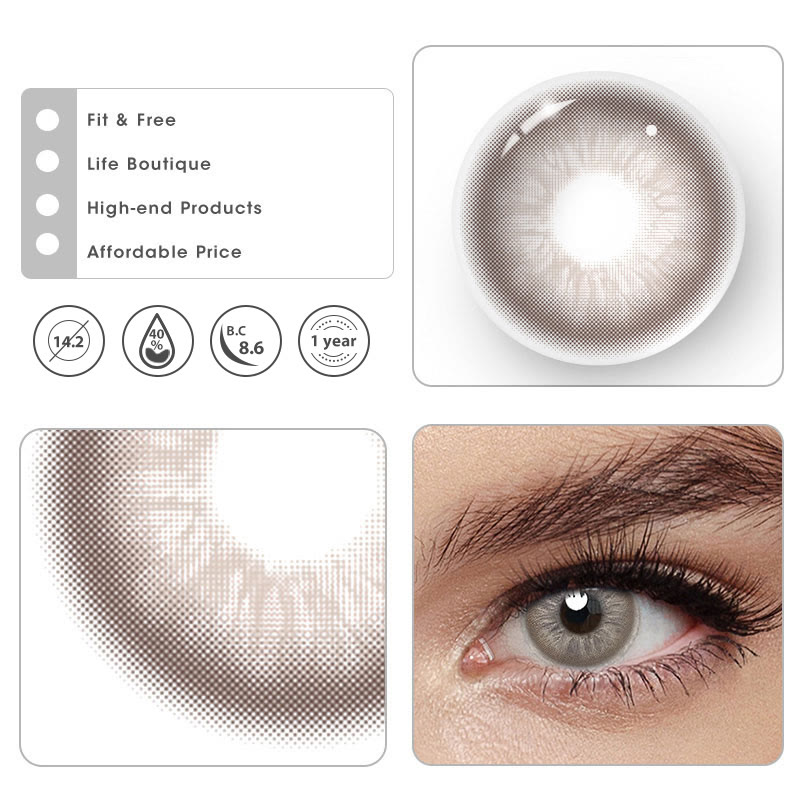 MYEYEBB Unspoken Mirage Brown Prescription Colored Contact Lenses - image 10