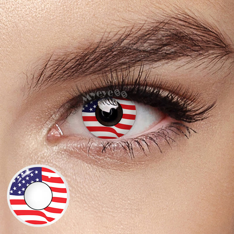MYEYEBB USA Prescription Cosplay Colored Contact Lenses - USA - -8.00 - RY124 - image 1