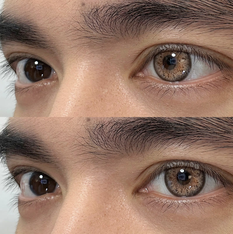 MYEYEBB Tyrande Brown Prescription Colored Contact Lenses - image 6