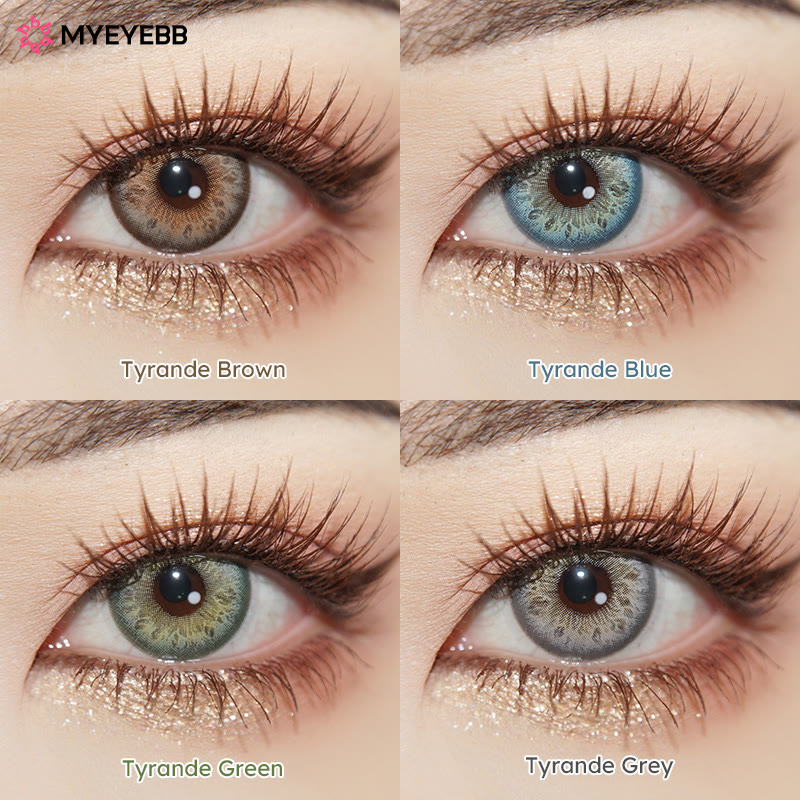 MYEYEBB Tyrande Brown Prescription Colored Contact Lenses - image 13
