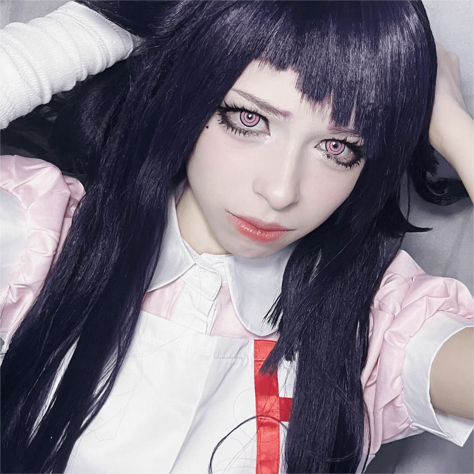 MYEYEBB Blind Sakuya Prescription Cosplay Colored Contact Lenses - image 5