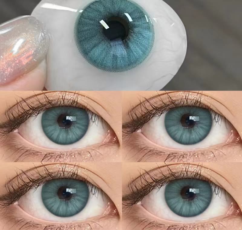 MYEYEBB Iceberg Green Prescription Colored Contact Lenses - image 3