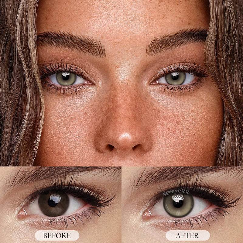 MYEYEBB Lemon Brown Prescription Colored Contact Lenses - image 5