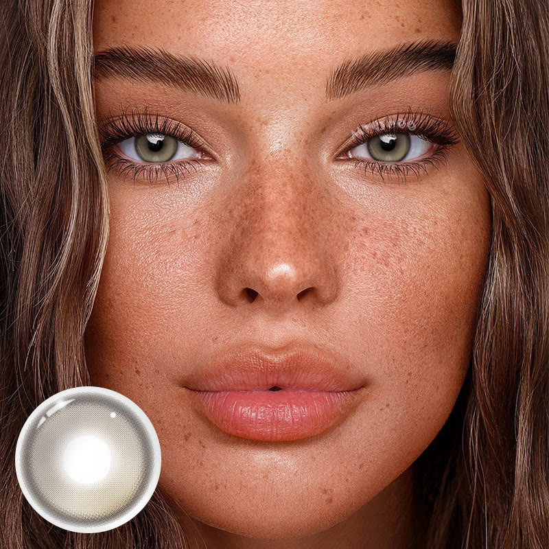 MYEYEBB Lemon Brown Prescription Colored Contact Lenses - image 2