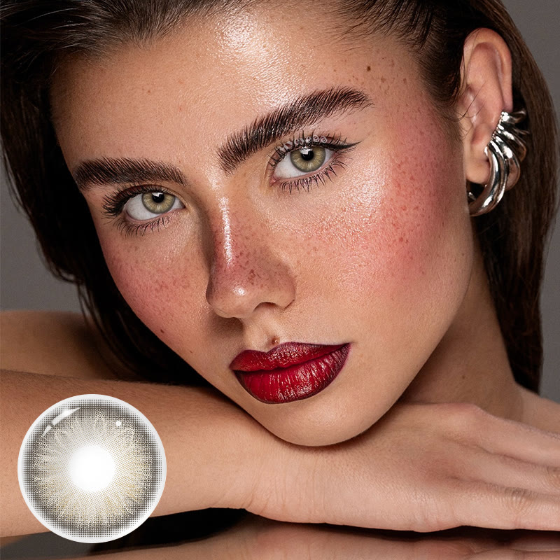 MYEYEBB Nude Iris Braun Farbige Kontaktlinsen mit Sehstärke - image 2