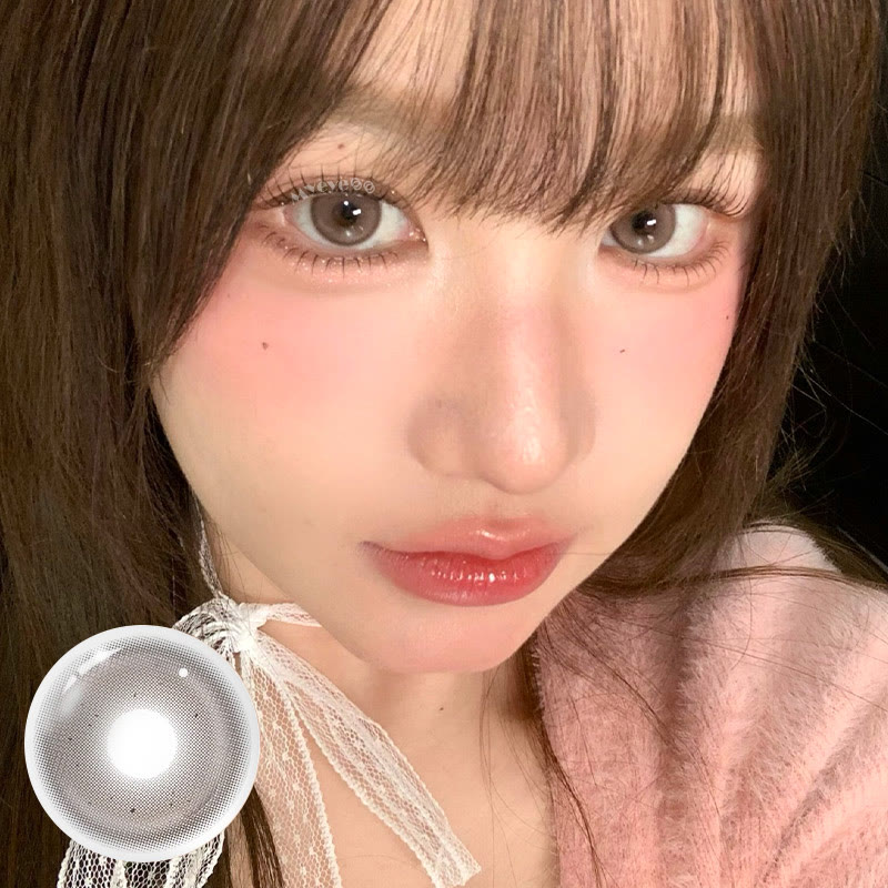 MYEYEBB Dusty Brown Prescrition Colored Contact Lenses | 6 Months - image 2