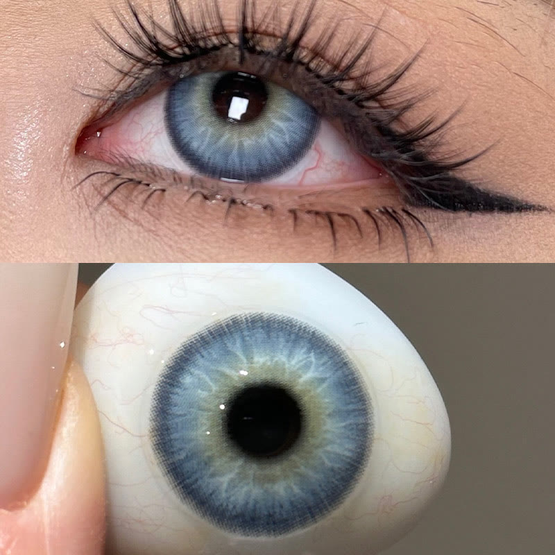 MYEYEBB Nocturne Blue Prescription Colored Contact Lenses丨6 Months - image 7