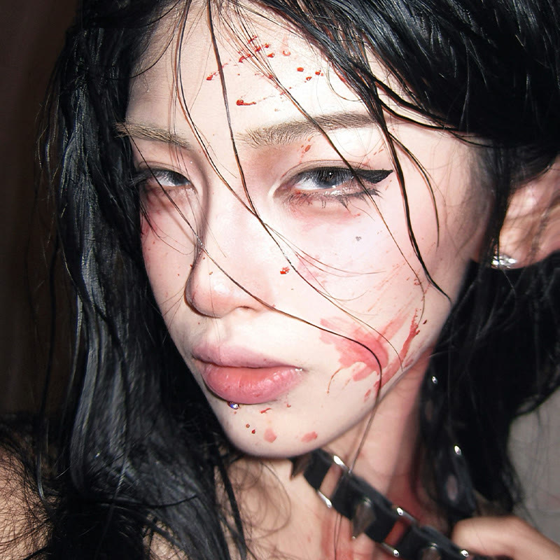 MYEYEBB Midnight Mist Black Prescrition Cosplay Colored Contact Lenses - image 4