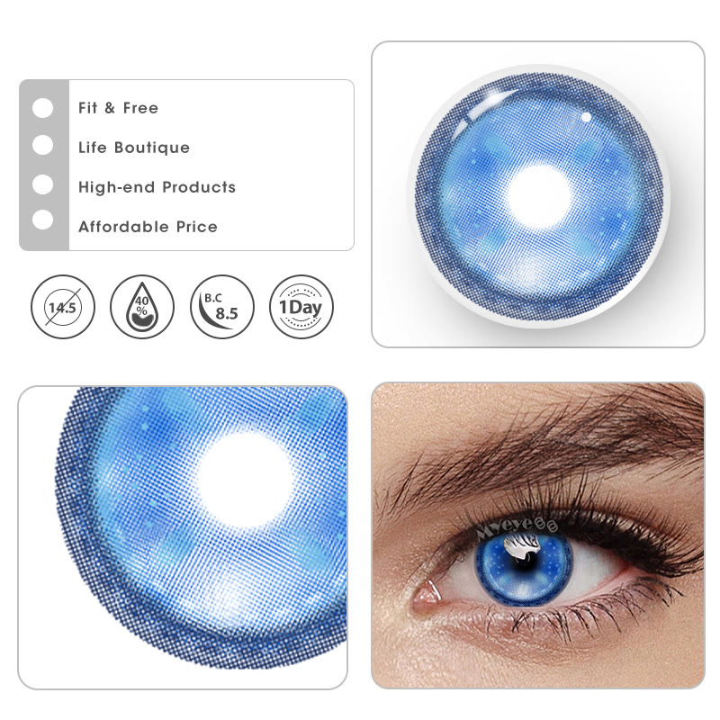 MYEYEBB Stitch Button Blue Cosplay Colored Contact Lenses丨1 Day - image 8