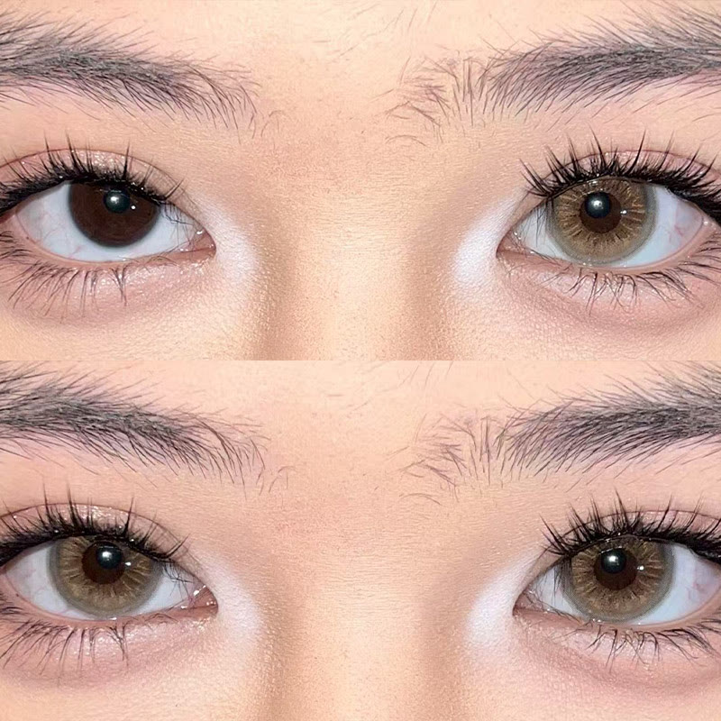 MYEYEBB Neo Sunflower Brown Prescription Colored Contact Lenses - image 4