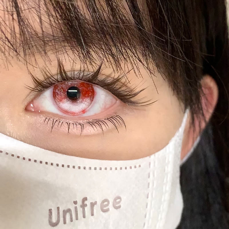 MYEYEBB Haunted Scarlet Red Cosplay Colored Contact Lenses丨6 Months - image 7