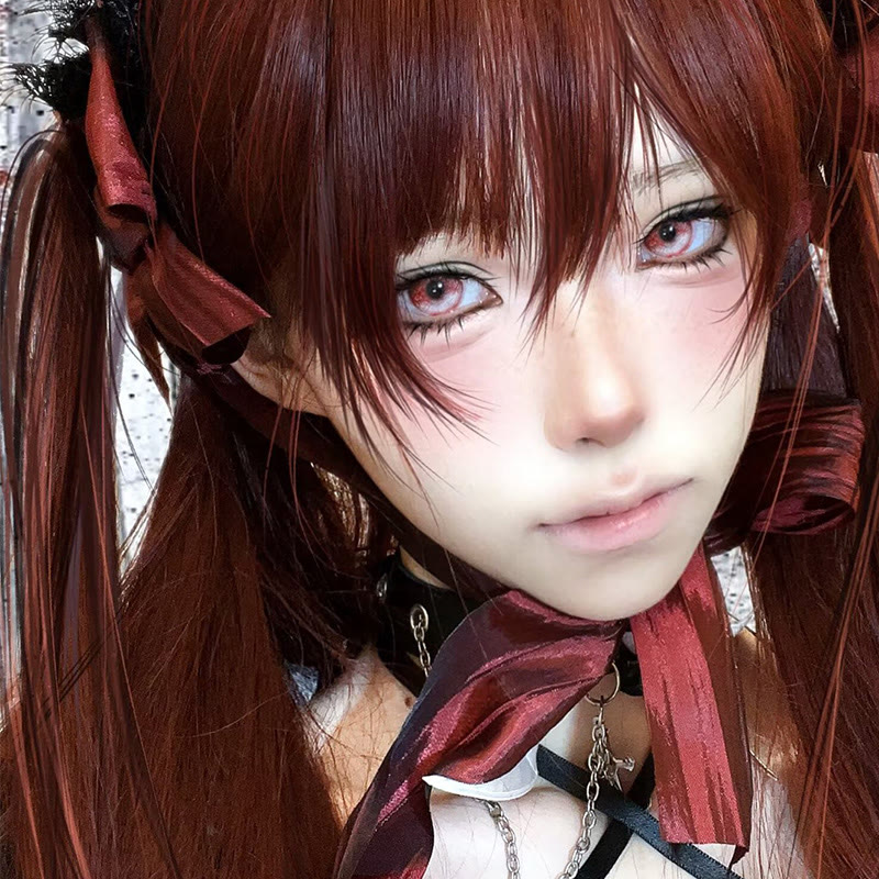 MYEYEBB Haunted Scarlet Red Cosplay Colored Contact Lenses丨6 Months - image 5