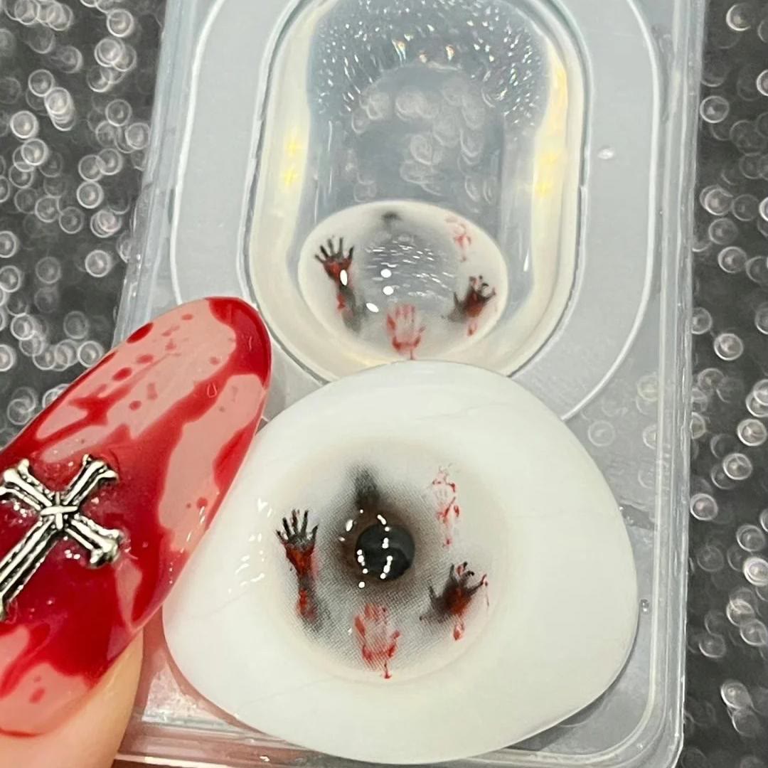 MYEYEBB Soul's Grasp  White Cosplay Colored Contact Lenses丨6 Months - image 3