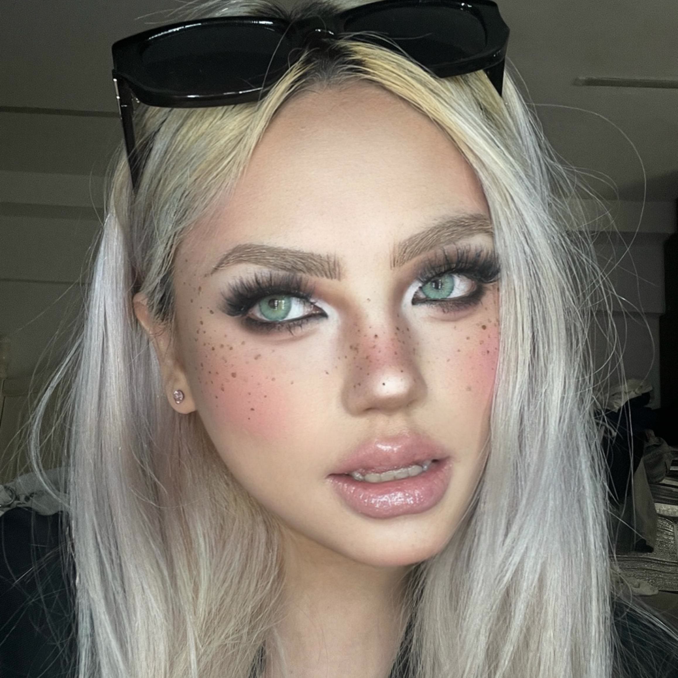 MYEYEBB Rebirth Cosmic Green Prescription Colored Contact Lenses - image 5