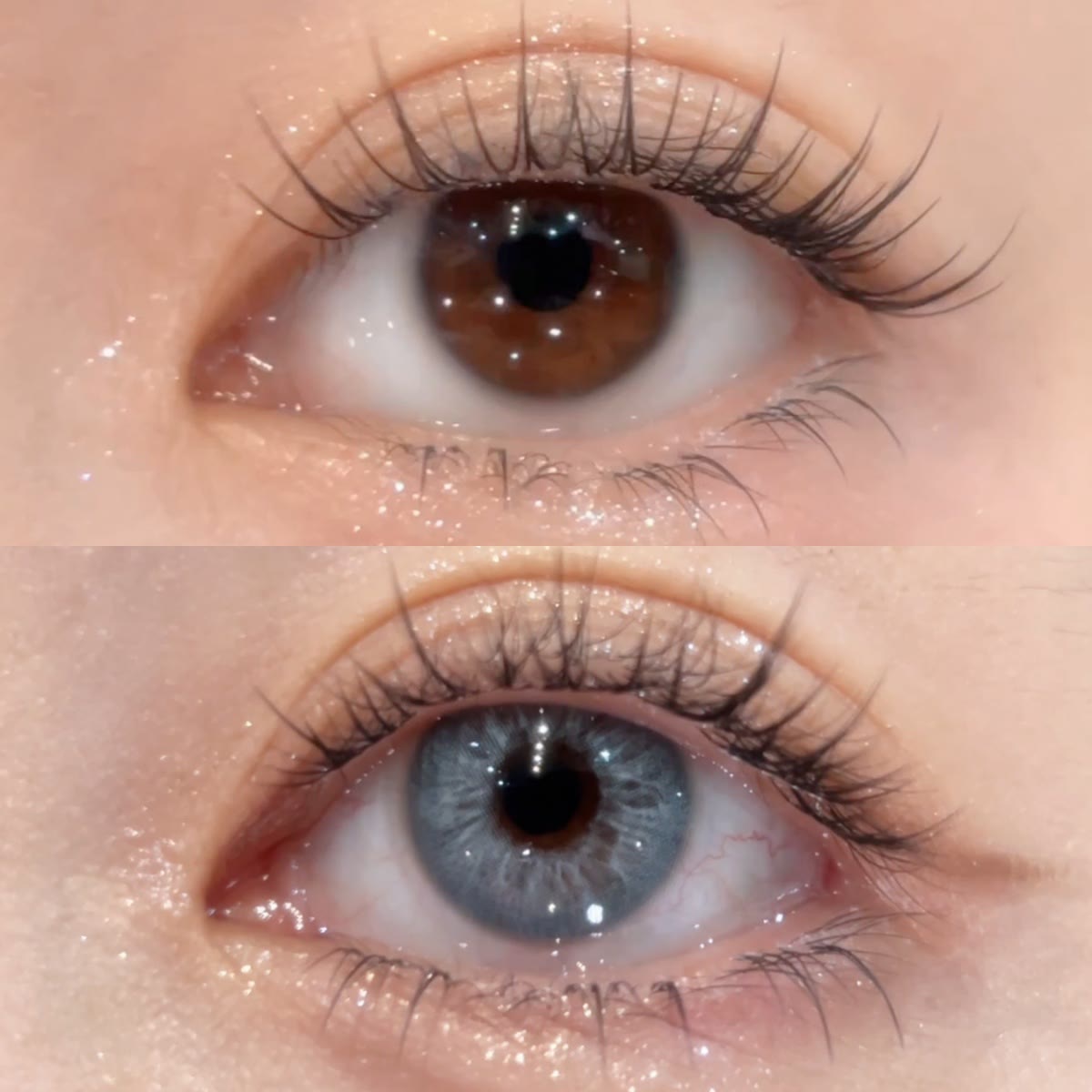 MYEYEBB Unspoken Mirage Blue Prescription Colored Contact Lenses - image 2